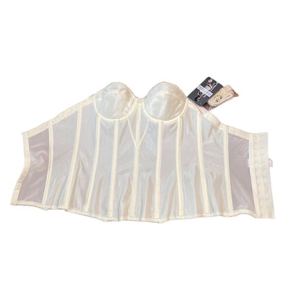 Dominique Apparel Juliet Underwire Ivory Bustier, Size 32B, NWT - Picture 4 of 7
